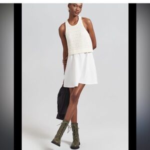 Anthropologie Daily Practice Twofer Sweater Dress Small